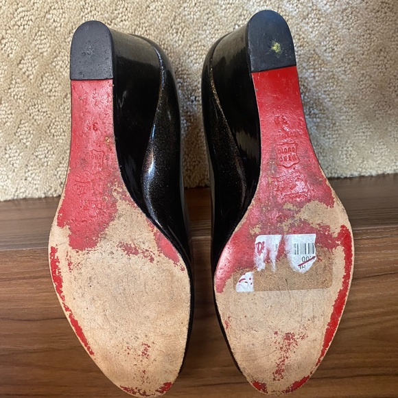 Christian Louboutin open-toed heels/wedges - Picture 5 of 5